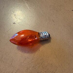 Creative Hobbies Orange 130 Volts-7 Watts Bulbs-25 Count-New